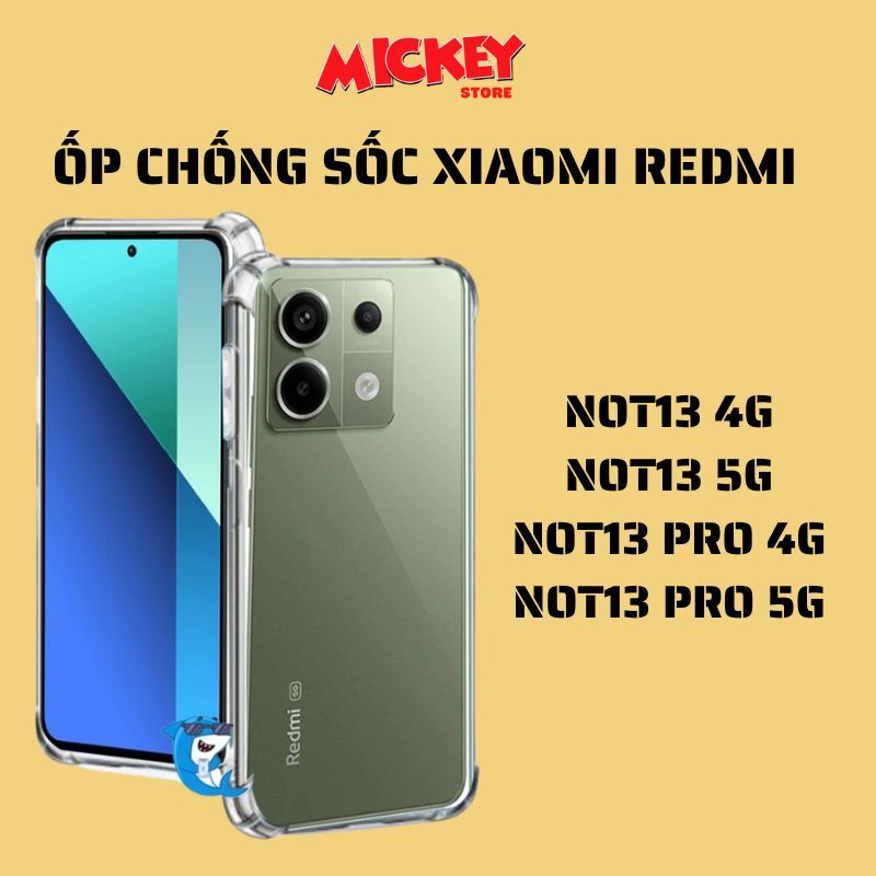 Ốp trong chống sốc Xiaomi Redmi Not13 4g/5g Not13pro 4g/5g bảo vệ camera