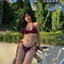 Bikini 2 mảnh chữ u đi biển quần ship nhỏ khoe dáng ( che tên)