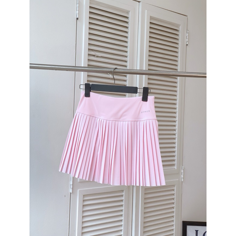 Chân váy thể thao Fit Her ngắn xếp ly nhỏ Mira Active Skirt kèm quần bảo hộ