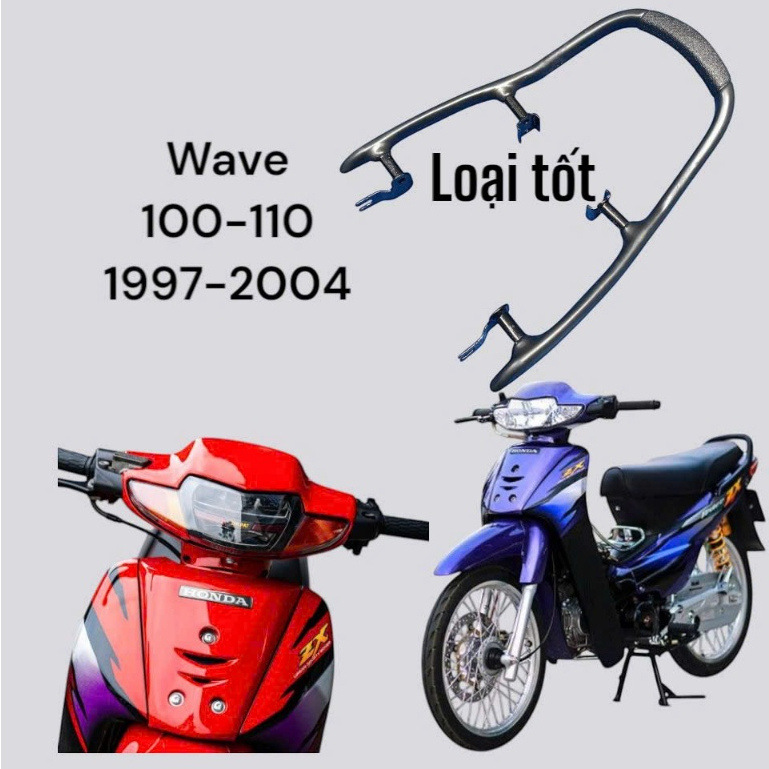 Phuong Cảng sau wave zx loại tốt,quai yên wave zx,tay dắt zx,tay xách sau