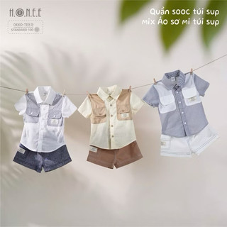 Áo polo / Áo sơ mi / Quần sooc cho bé trai từ 9m đến 4Y.có sẵn hàng