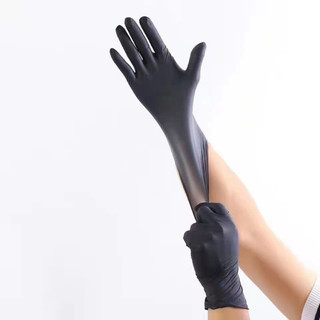 Hộp bao tay không bột màu đen dùng làm nail , spa - bao tay y tế