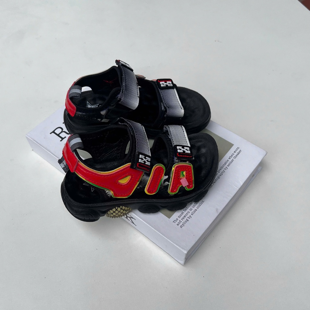 sandal bé trai dép quai hậu cho bé khâu đế nội địa siêu bên full hộp đế êm chống trượt quai vài êm chân mẫu mới 820