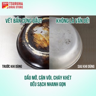 Kem Tẩy Đa Năng Làm Sạch Các Vết Ố Vàng, Gỉ Sắt, Dầu Mỡ Bám Lâu Ngày Nhật Bản KURASHI RHYTHM 400g