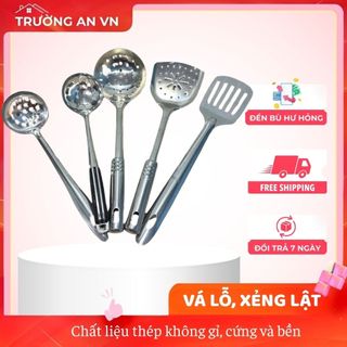 Vá Lỗ, Xẻng Lật, Vá Canh, Xẻng Lỗ Chuyên Dụng - Làm Từ Thép Không Gỉ - Trường An VN