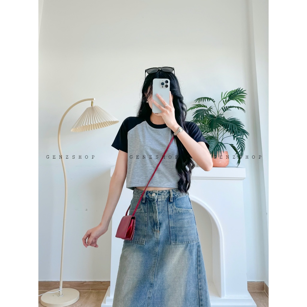 ÁO THUN CROPTOP TRƠN NHIỀU MÀU  DỄ PHỐI ĐỒ CHẤT LIỆU COTTON MỀM MỊN THOÁNG MÁT PHÙ HỢP CHO NGÀY HÈ NĂNG ĐỘNG Cổ Tròn  BS