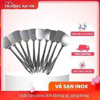 Vá sạn inox 7,9 dùng chiên xào chất liệu inox an toàn - Trường An VN