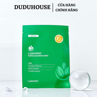Mặt Nạ Giấy Dưỡng Da Caryophy Portulaca/Skin Repair Mask Sheet 3in1 Giảm mụn Mờ thâm 22g Duduhouse