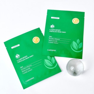 Mặt Nạ Giấy Dưỡng Da Caryophy Portulaca/Skin Repair Mask Sheet 3in1 Giảm mụn Mờ thâm 22g Duduhouse
