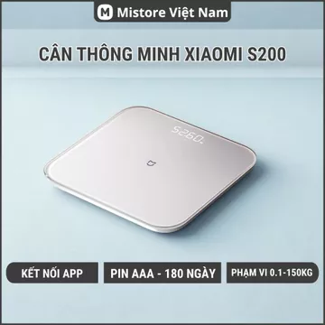 Cân điện tử sức khỏe Mija Scale S200, theo dõi cân nặng, kết nối app/Cân điện tử milife S20/s20 Plus