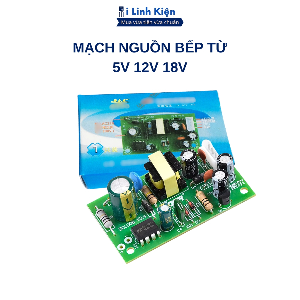 Bo nguồn bếp từ 5V 12V 18V board nguồn đa năng độ bền cao chính hãng ILinhkien