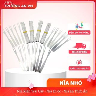 Combo 20 Nĩa Xiên Trái Cây - Nĩa ăn ốc - Nĩa ăn Thức Ăn tiện dụng - Trường An VN