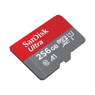 Thẻ nhớ MicroSDXC SanDisk Ultra A1 256GB 800x U1 đọc 150MB/s, ghi 35MB/s hỗ trợ video 2K (Đỏ)