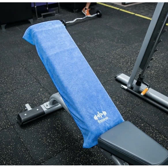 Khăn tập GYM cao cấp chữ FIT bản lớn (42x95cm) cực thấm hút mồ hôi và mềm mại.