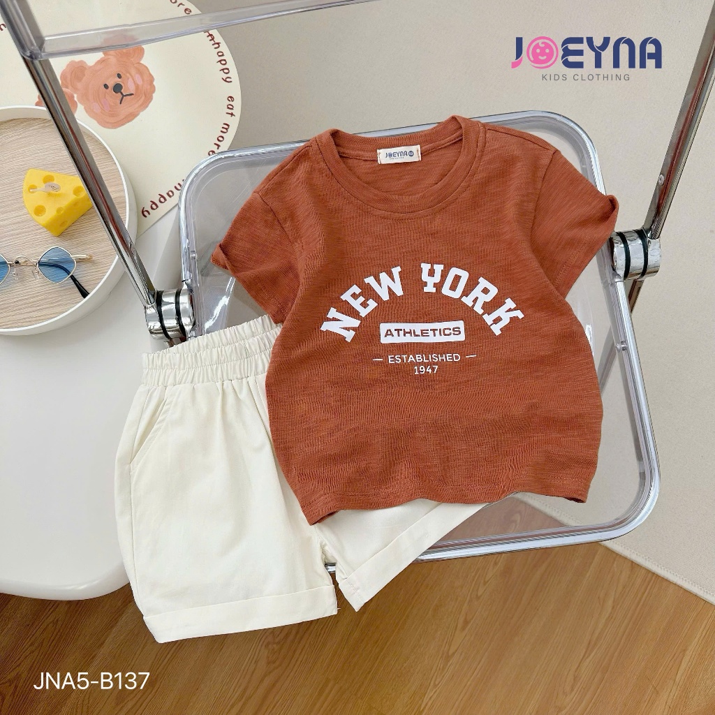 Set bộ cộc Joeyna B137 new york 1947 cho bé