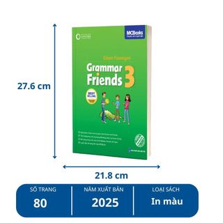 Sách - Grammar Friends 3 - MCBooks