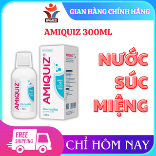 Amiquiz 300ml - Nước Súc Miệng Làm Sạch Răng, Miệng Và Lợi Cho Gia Đình
