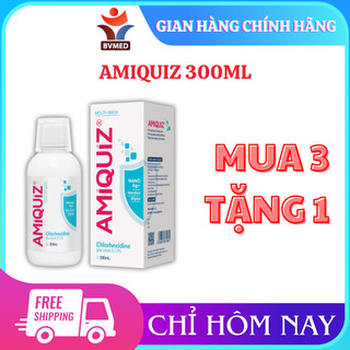 Amiquiz 300ml - Nước Súc Miệng Làm Sạch Răng, Miệng Và Lợi Cho Gia Đình