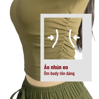 [ NEW ] Áo Croptop F88 Gladimax – Cotton Co Giãn, Nhún Eo Cá Tính