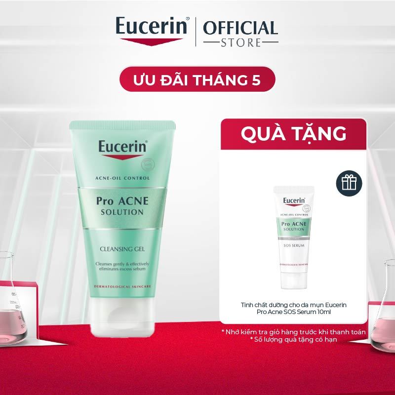 Ảnh Gel rửa mặt giảm mụn Eucerin Pro Acne Cleansing Gel 75ml 1