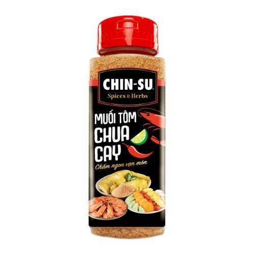 [Chọn loại] Muối Tôm Chua Cay Chin-Su Hũ X 120Gr