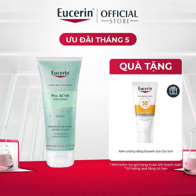 Ảnh Tẩy tế bào chết ngăn ngừa mụn Eucerin Pro Acne Scrub 100ml 1