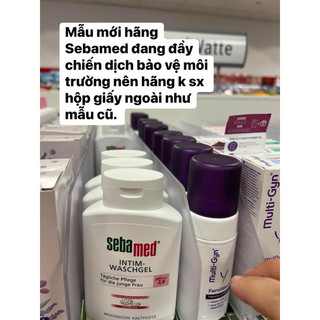 [NỘI ĐỊA ĐỨC] Dung dịch vệ sinh phụ nữ Sebamed pH3.8  Intimate Wash 200ml của Đức