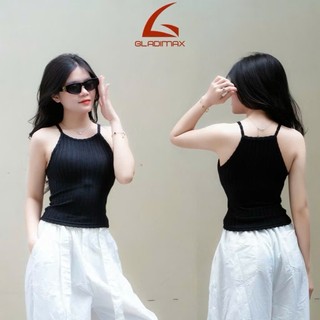 [ NEW ] CY156 Áo 2 Dây Cổ Yếm – Chất Tăm Gold, Thiết Kế Croptop 2025