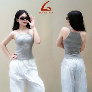 [ NEW ] CY156 Áo 2 Dây Cổ Yếm – Chất Tăm Gold, Thiết Kế Croptop 2025