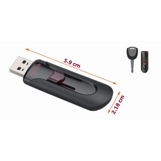 USB 3.0 SanDisk CZ600 Cruzer 32GB 100MB/s (Đen)