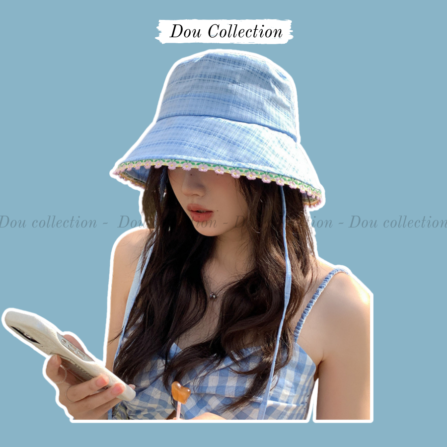 Mũ Lưỡi Trai Unisex, Nón Cói, Mũ Tai Bèo Chống Nắng Tone Xanh Dương Tươi Sáng Thời Trang Mùa Hè Năng Động - Mã THM04