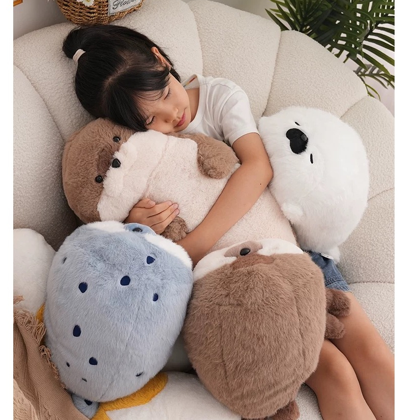 Gấu Bông Hải Cẩu Nhồi Bông Mềm – Quà Tặng Sinh Nhật Cho Bé – Kích Thước 70cm 80cm