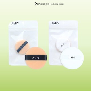 Bông Phấn Nước Jary Air Round Cushion Fuff & Bông Phấn Phủ Tròn Nhỏ Jary Small Round Powder Puff (1 Cái/túi)