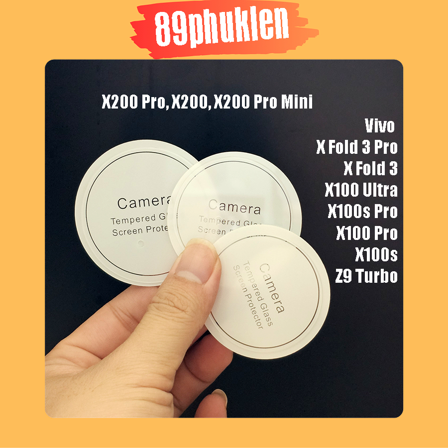 (Kính 100%) Dán camera Vivo X200 Pro, X200 Pro Mini, X100 Ultra, X100s ...