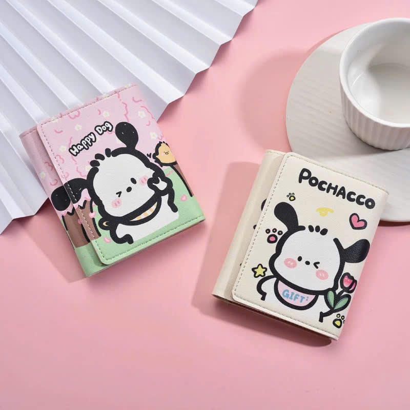 Ví Gấp 3 Hoạ Tiết Gấu POCHACO MẪU MỚI Màu Sắc Dập Nổi Mẫu Mới Nhất Siêu Xinh Siêu Hot | BigBuy360 - bigbuy360.vn