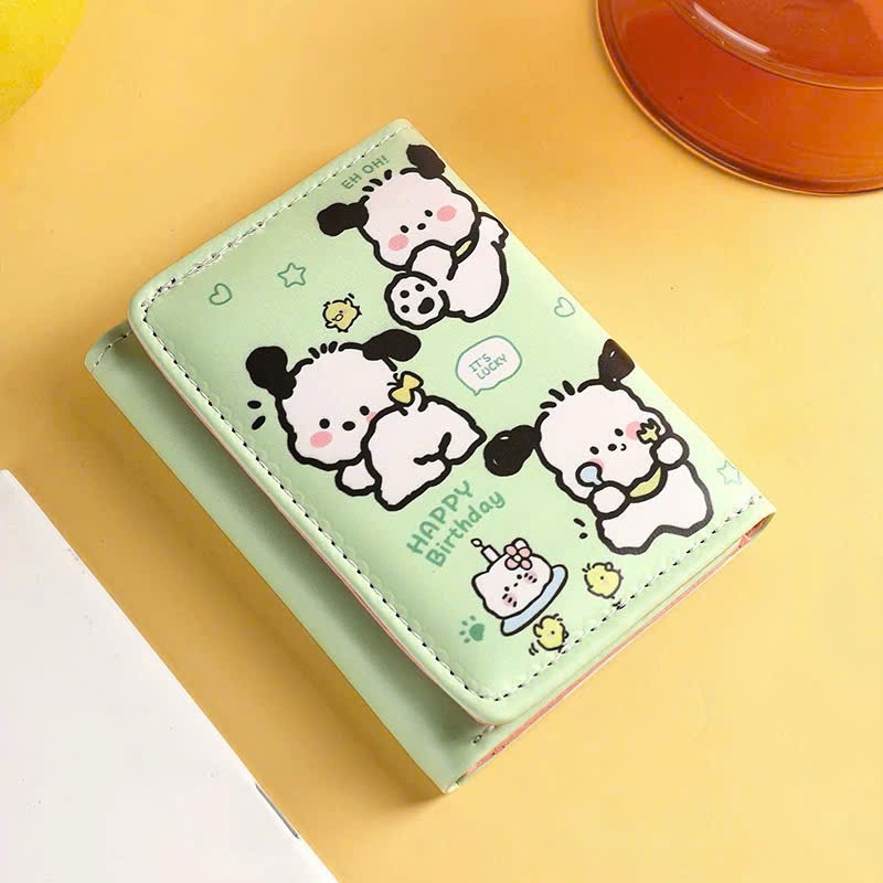 Ví Gấp 3 Hoạ Tiết Gấu POCHACO MẪU MỚI Màu Sắc Dập Nổi Mẫu Mới Nhất Siêu Xinh Siêu Hot | BigBuy360 - bigbuy360.vn