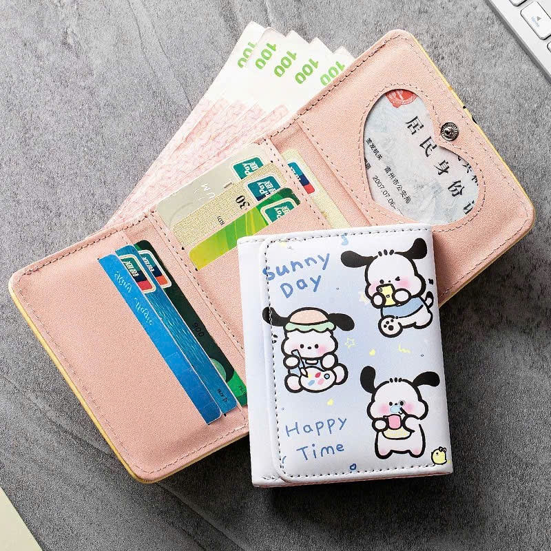 Ví Gấp 3 Hoạ Tiết Gấu POCHACO MẪU MỚI Màu Sắc Dập Nổi Mẫu Mới Nhất Siêu Xinh Siêu Hot | BigBuy360 - bigbuy360.vn