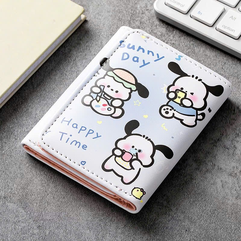 Ví Gấp 3 Hoạ Tiết Gấu POCHACO MẪU MỚI Màu Sắc Dập Nổi Mẫu Mới Nhất Siêu Xinh Siêu Hot | BigBuy360 - bigbuy360.vn