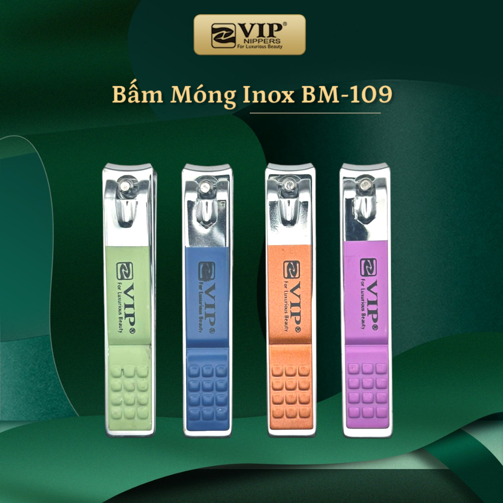 Bấm Móng Inox VIP Sơn Matte, BM-109 (Chống Trượt)
