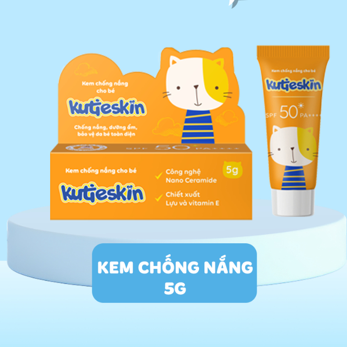Ảnh Kem chống nắng cho bé Kutieskin 5g 1