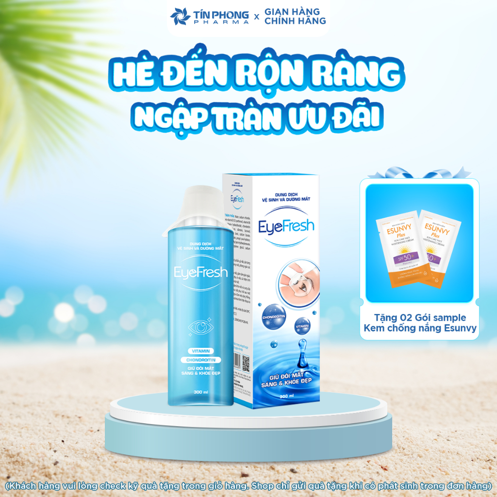 Ảnh Nước Rửa Mắt EYEFRESH Giúp Làm Sạch Bụi Bẩn Dưỡng Mắt Hỗ Trợ Giảm Khô Mắt, Mỏi Mắt 1