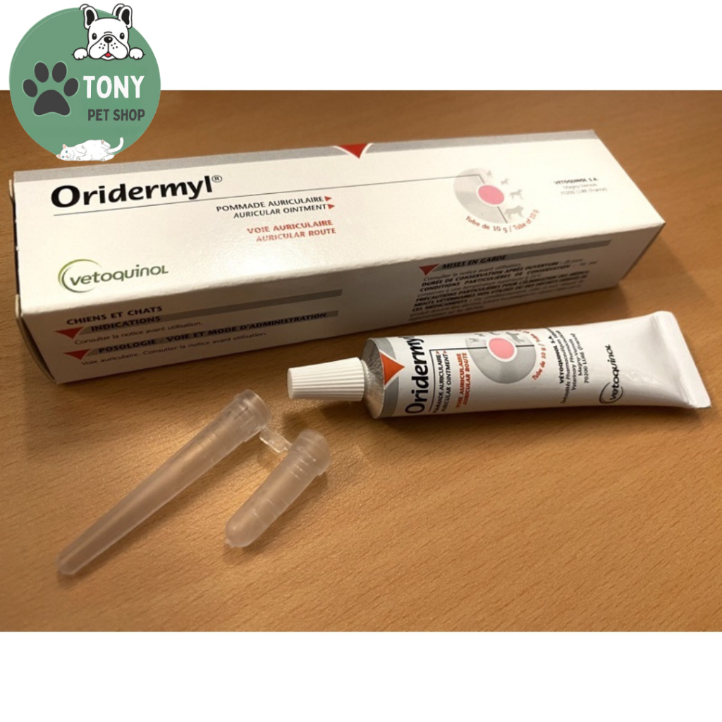Sản phẩm nhỏ tai cho chó mèo oridermyl , combo 2 hộp