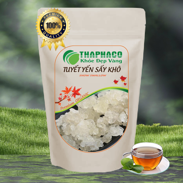 [Túi 500g] Tuyết yến sấy khô - Hàng sạch thơm cao cấp - Thảo Dược THAPHACO