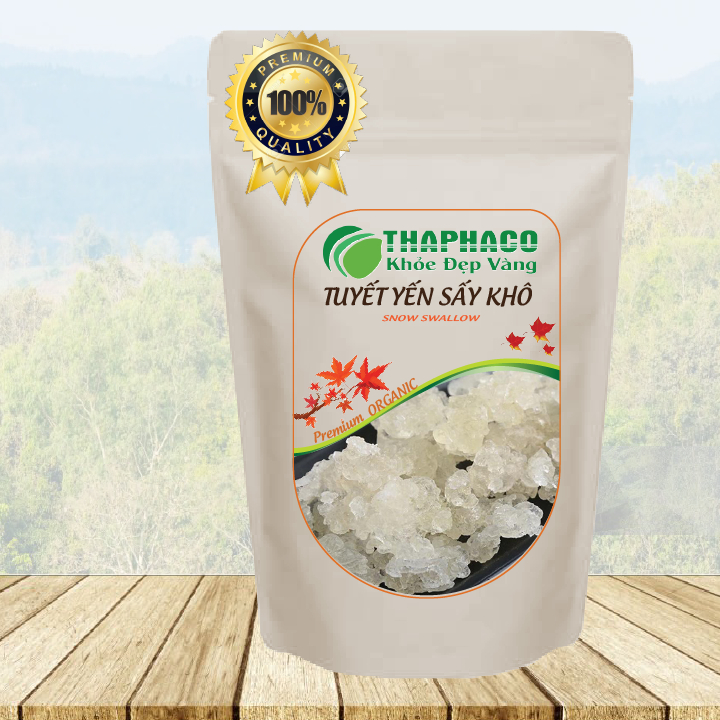 [Túi 500g] Tuyết yến sấy khô - Hàng sạch thơm cao cấp - Thảo Dược THAPHACO