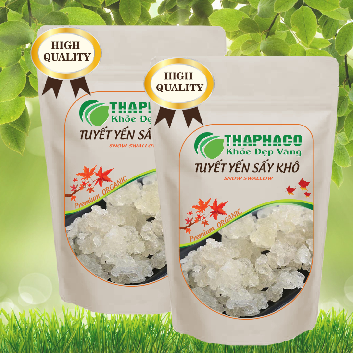 [Túi 500g] Tuyết yến sấy khô - Hàng sạch thơm cao cấp - Thảo Dược THAPHACO