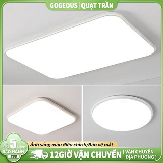 【COD】Đèn ốp trần Gogeous  đèn trần phòng khách đèn chiếu trần nhà 3 chế độ ánh sáng LED