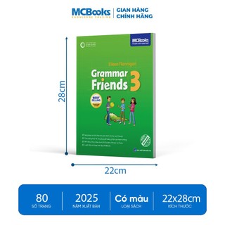 Sách - Combo Grammar Friends - Tài liệu học Tiếng Anh chuẩn quốc tế Tiểu học và THCS