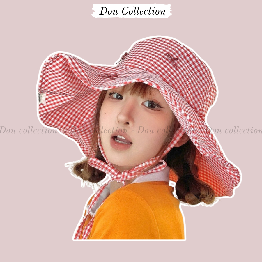 Mũ Lưỡi Trai Unisex, Nón Bucket, Mũ Nồi Chống Nắng Tone Hồng Ngọt Ngào Thời Trang Mùa Hè Đi Biển - Mã THM07