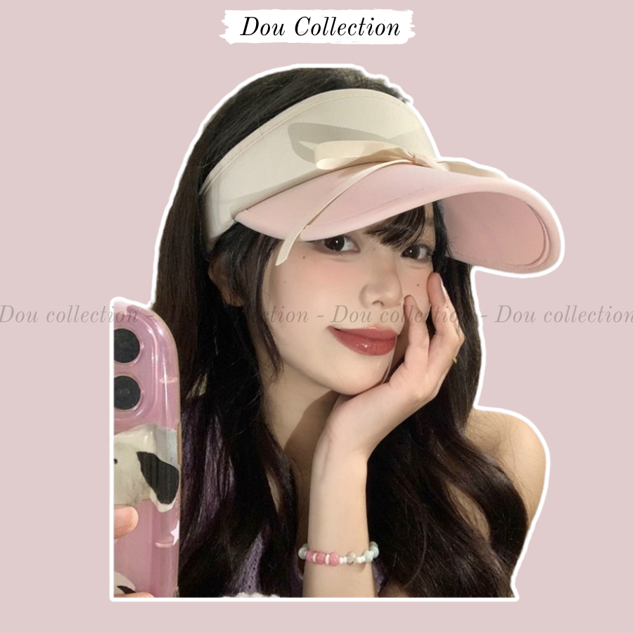 Mũ Lưỡi Trai Unisex, Nón Bucket, Mũ Nồi Chống Nắng Tone Hồng Ngọt Ngào Thời Trang Mùa Hè Đi Biển - Mã THM07