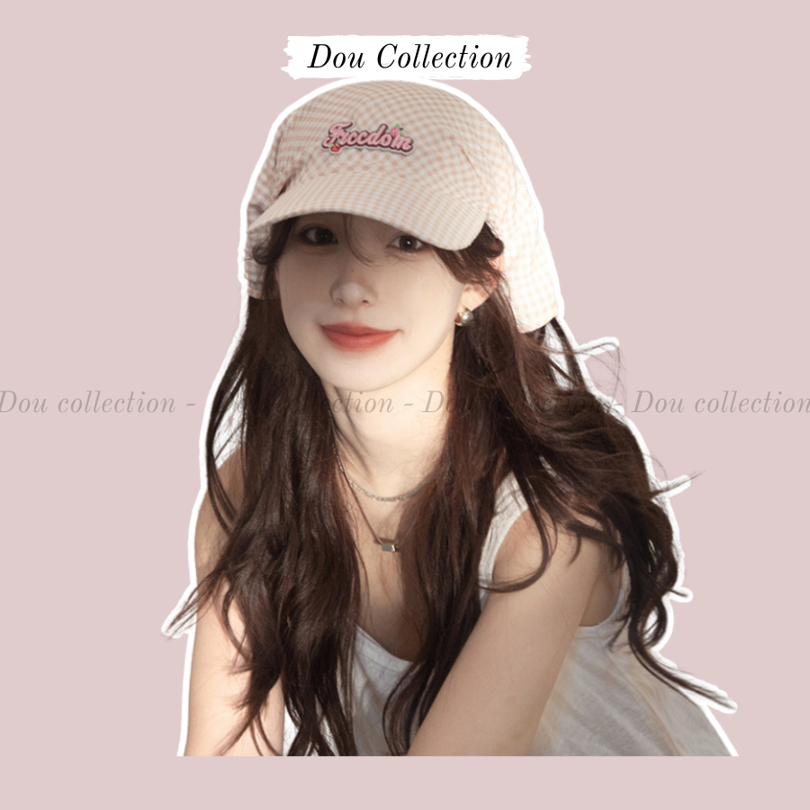 Mũ Lưỡi Trai Unisex, Nón Bucket, Mũ Nồi Chống Nắng Tone Hồng Ngọt Ngào Thời Trang Mùa Hè Đi Biển - Mã THM07